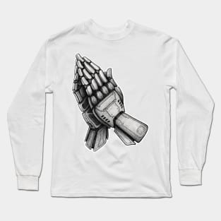 Praying Robotic Hands Long Sleeve T-Shirt